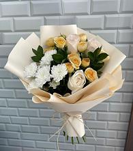 Букет цветов из:  Розы и Хризантемы в Белебее