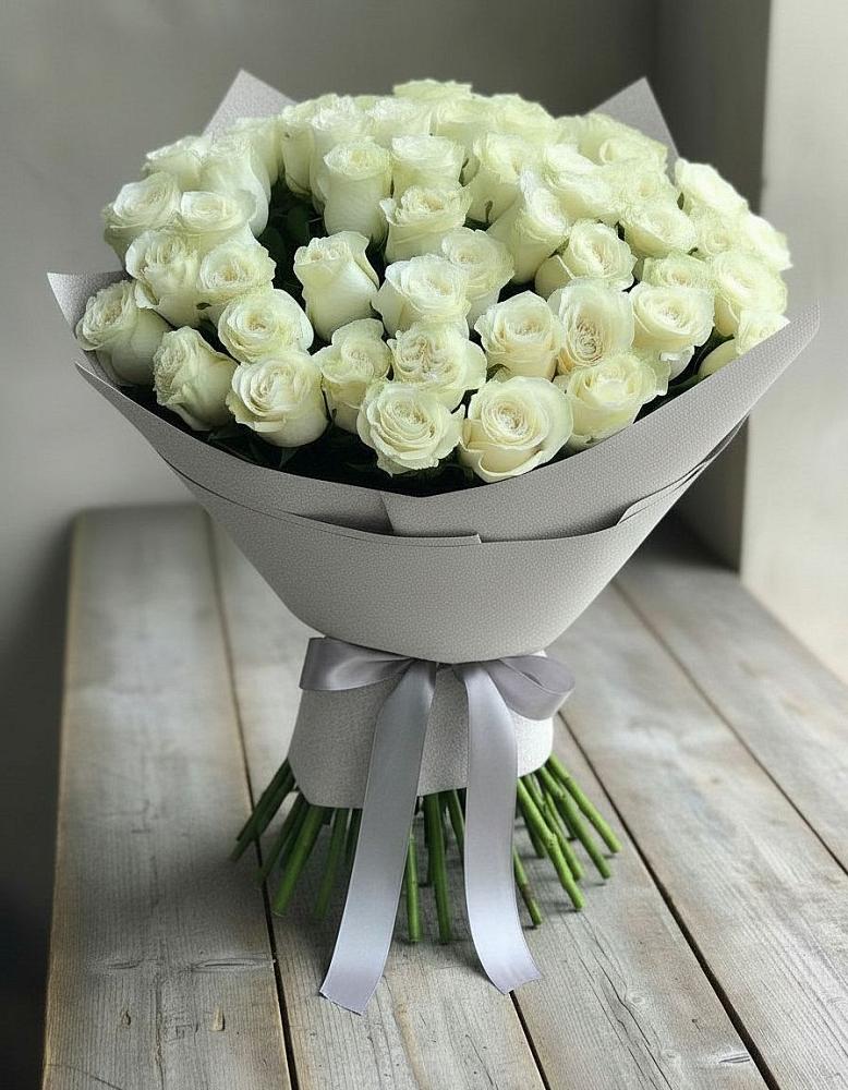 Букет 35 Белых роз в Белебее