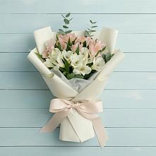 Букет цветов из:  Альстромерии #REPLACE_PRED# Белебее