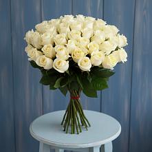 Букет 51 Белая роза Эдлесс Лав #REPLACE_PRED# Белебее