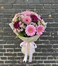 Букет цветов из:  Герберы и Хризантемы #REPLACE_PRED# Белебее