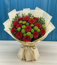 Букет цветов из:  Розы и Хризантемы в Белебее