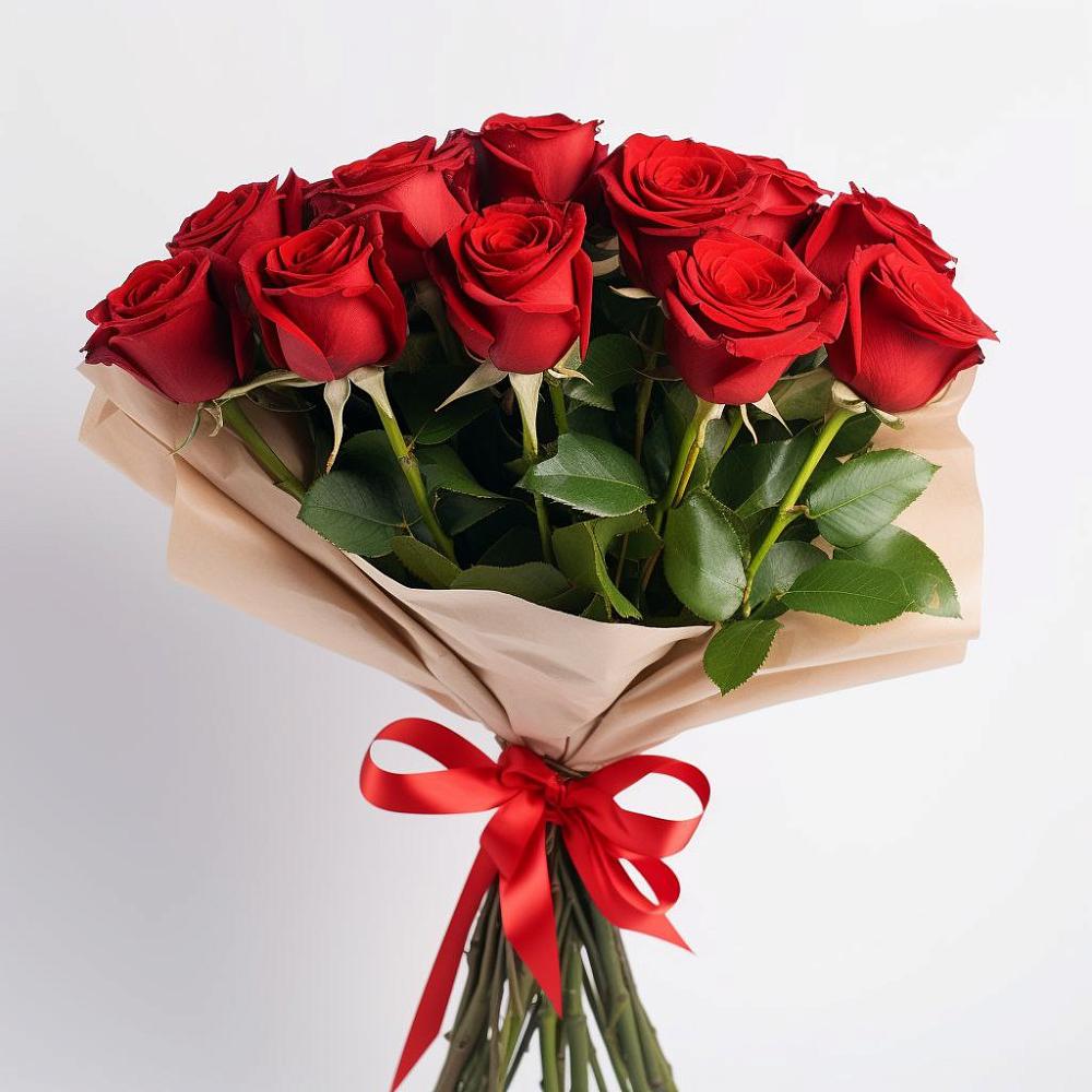 Букет 11 Красных роз Эдлесс Лав в Белебее