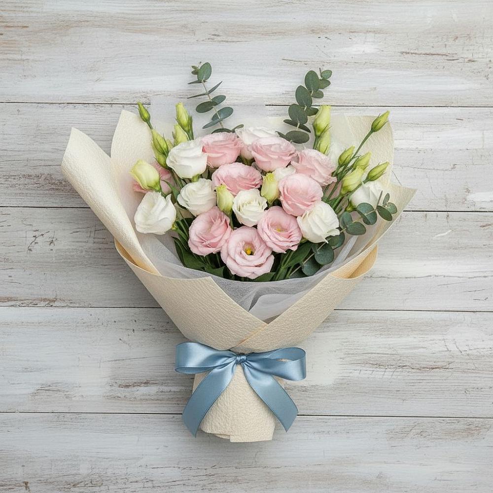 Букет цветов из: Лизиантусы в Белебее